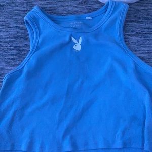 Light blue crop top small pacsun